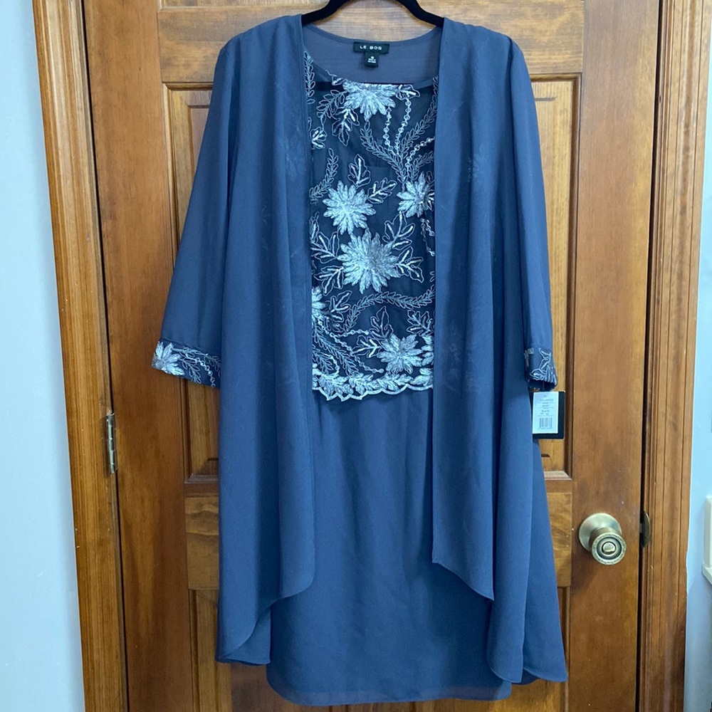 Slate colored dress